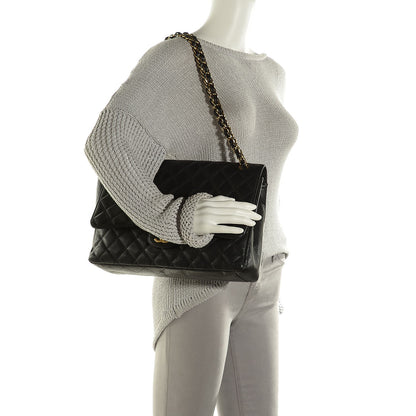 Chanel Caviar Quilted Maxi Single Flap Black 2 of 8