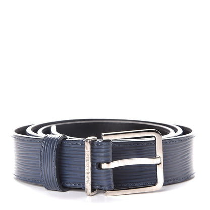 Louis Vuitton Epi 30mm Belt 100 40 Indigo 1 of 8