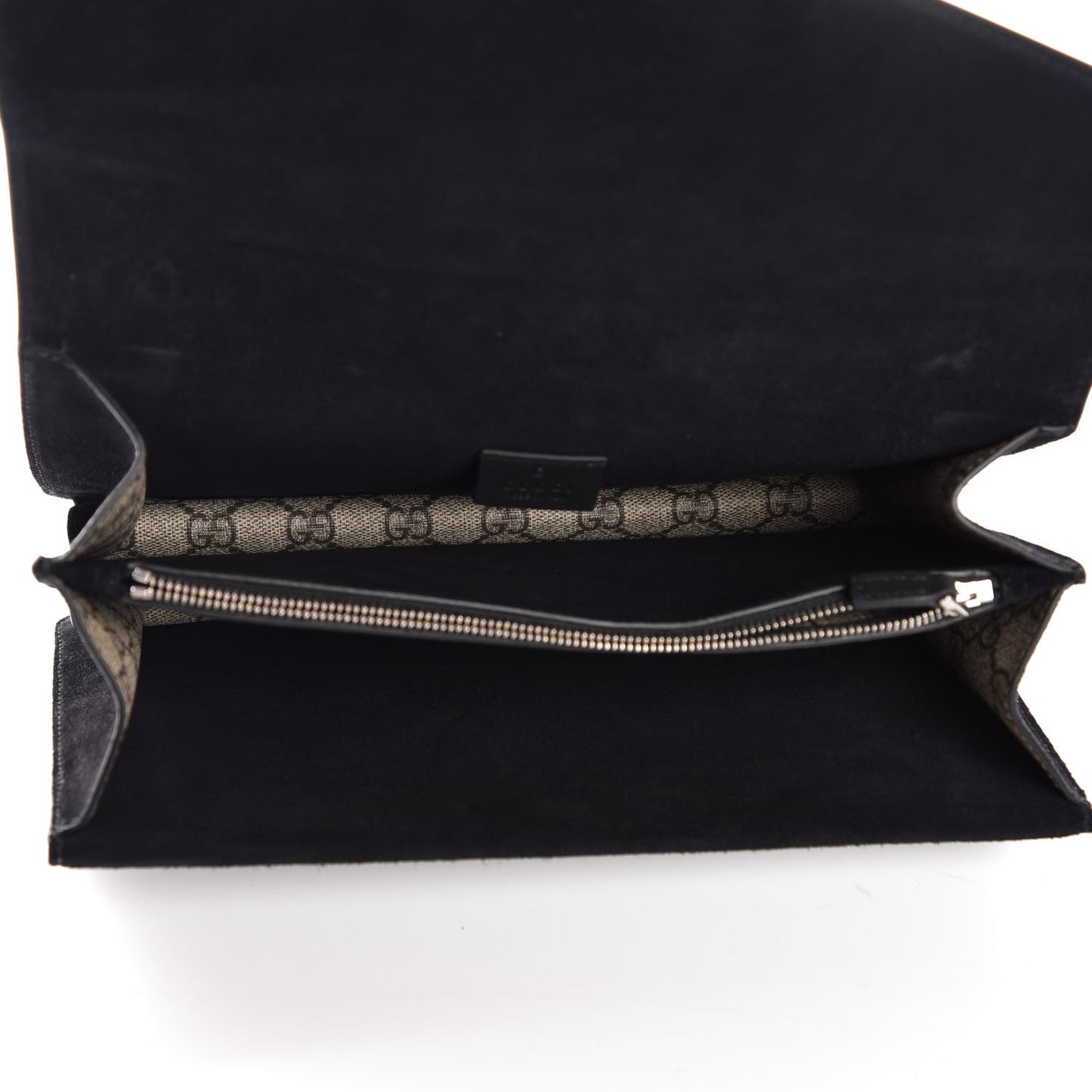 GG Supreme Monogram Small Dionysus Shoulder Bag Black