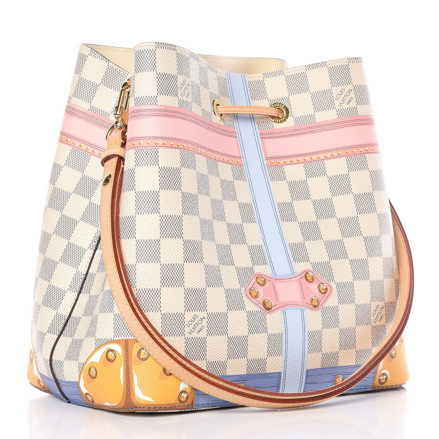 Louis Vuitton Damier Azur Summer Trunks Neonoe 3 of 6