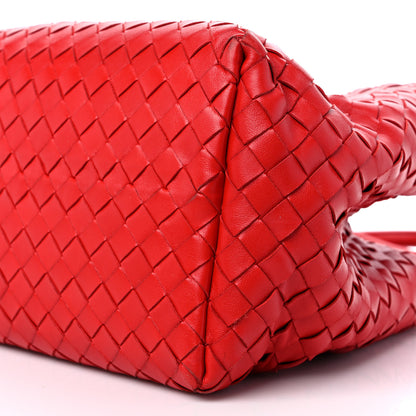Bottega Veneta Nappa Intrecciato Tote Bag Red 9 of 12