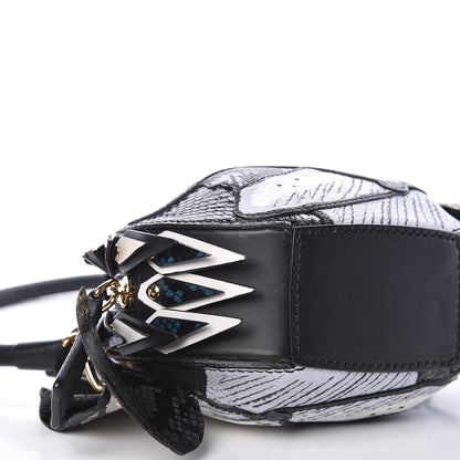 Burberry Snakeskin Pallas Helmet Bag Black 14 of 15