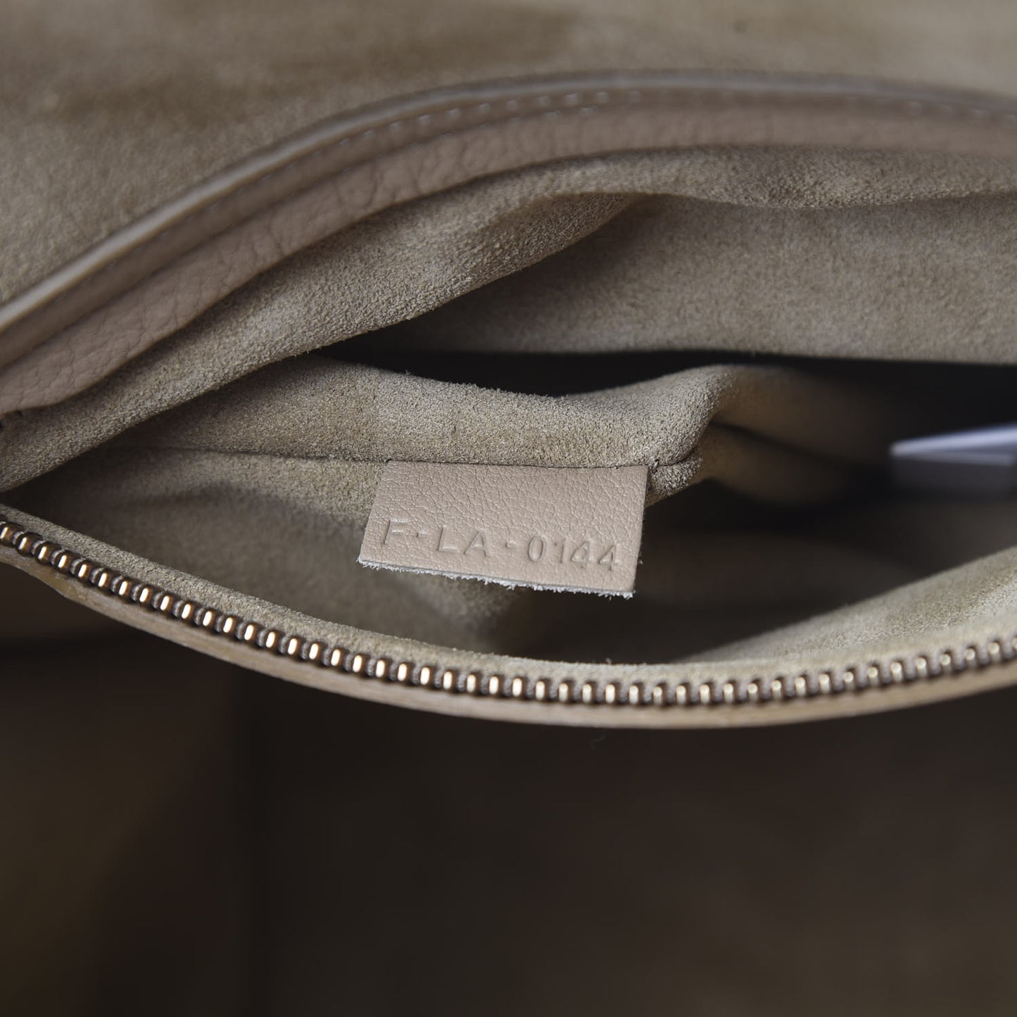 Supple Calfskin Medium Phantom Luggage Beige