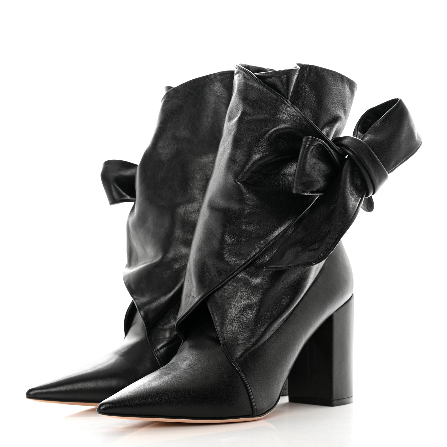 Christian Dior Lambskin Dior Huggy 90mm Ankle Boots 38.5 Black 3 of 8