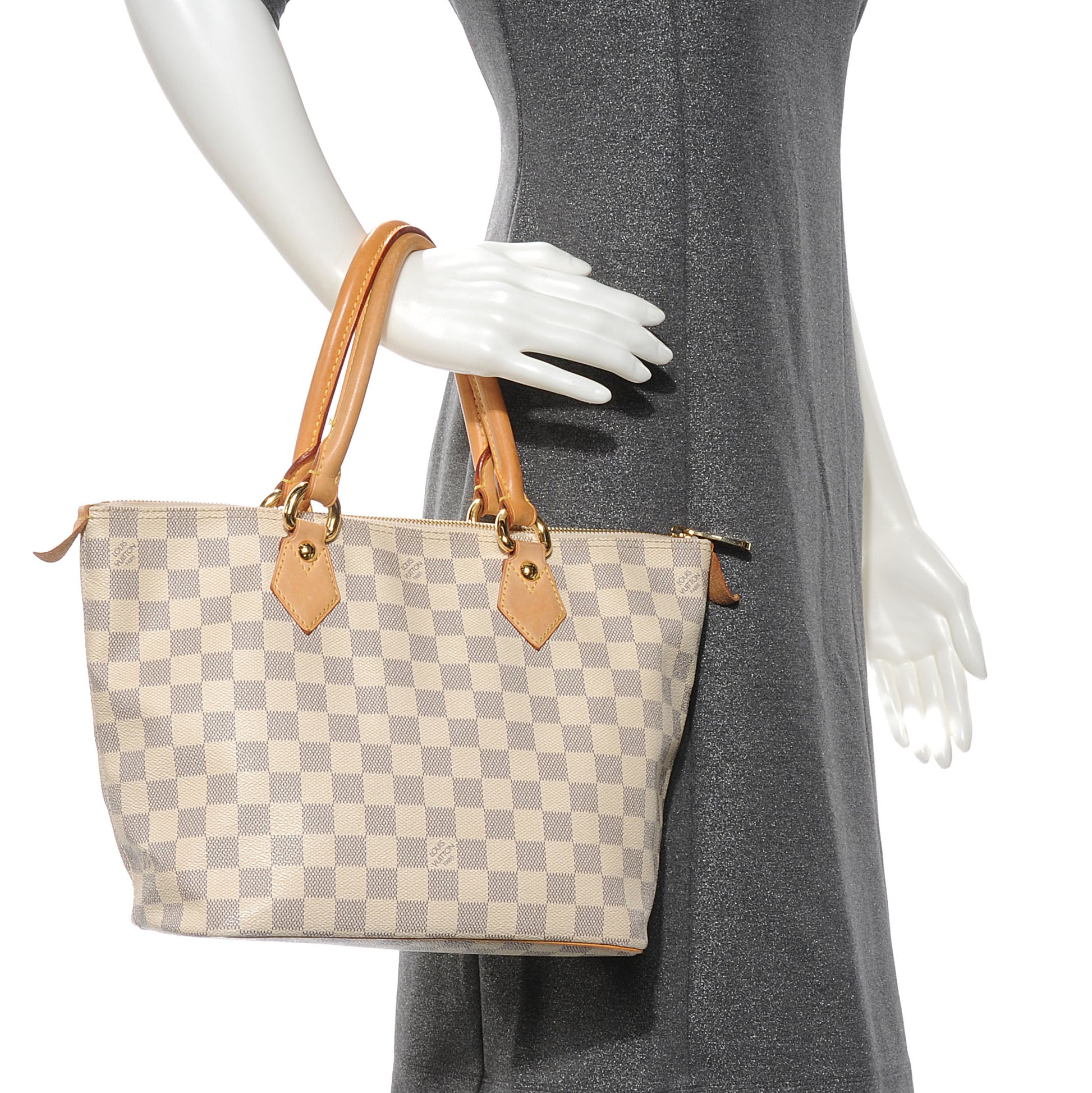 Louis Vuitton Damier Azur Saleya PM 2 of 7