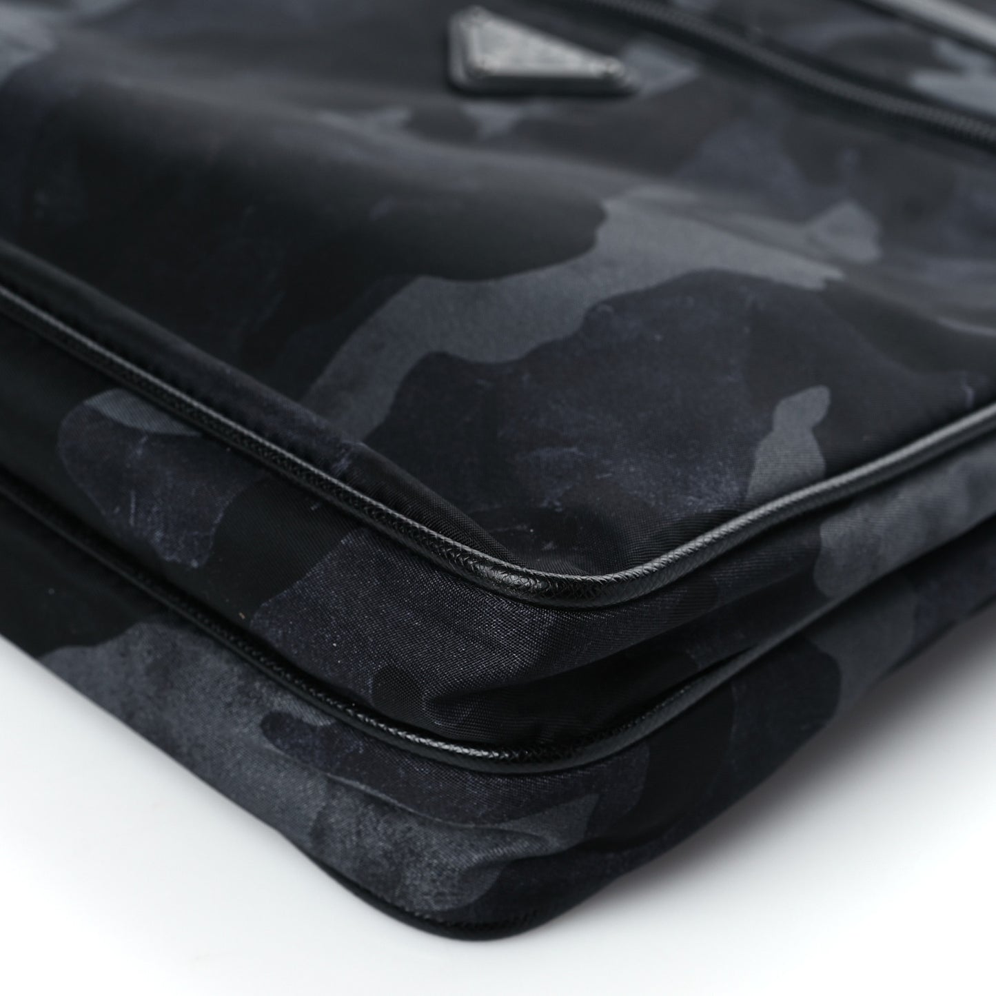 Tessuto Nylon Camouflage Flat Messenger Fumo