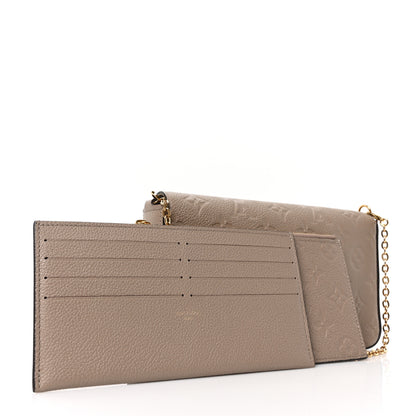 Louis Vuitton Empreinte Pochette Felicie Chain Wallet Tourterelle 5 of 11