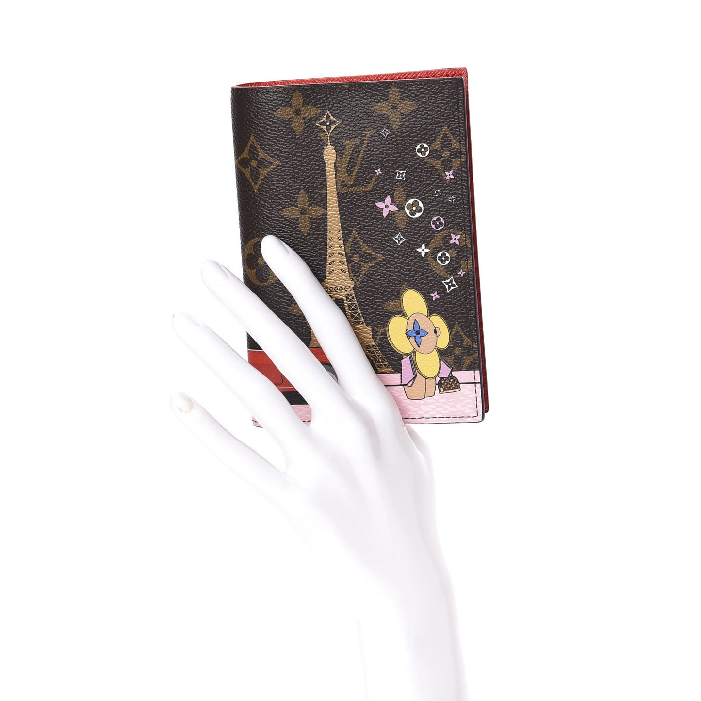 Monogram 2019 Christmas Animation Passport Cover Rouge