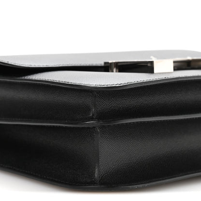 Hermes Madame Calfskin Lizard Constance 24 Black Ombre 9 of 11