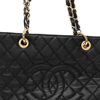 Chanel Caviar Quilted Grand Shopping Tote GST Black 16 of 21