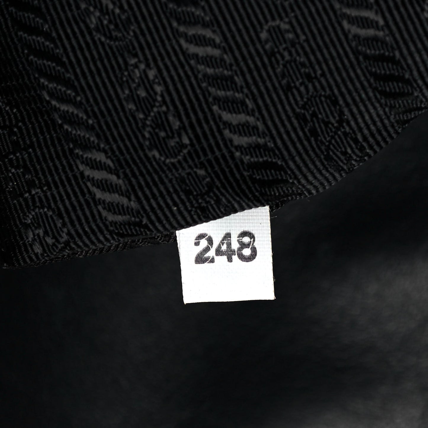 Calfskin Baiadera Striped Shopping Tote Black Fuoco White