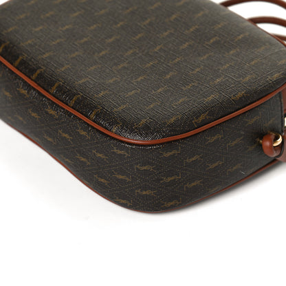 Saint Laurent Canvas Smooth Calfskin Le Monogramme Small Camera Bag Chestnut 10 of 10