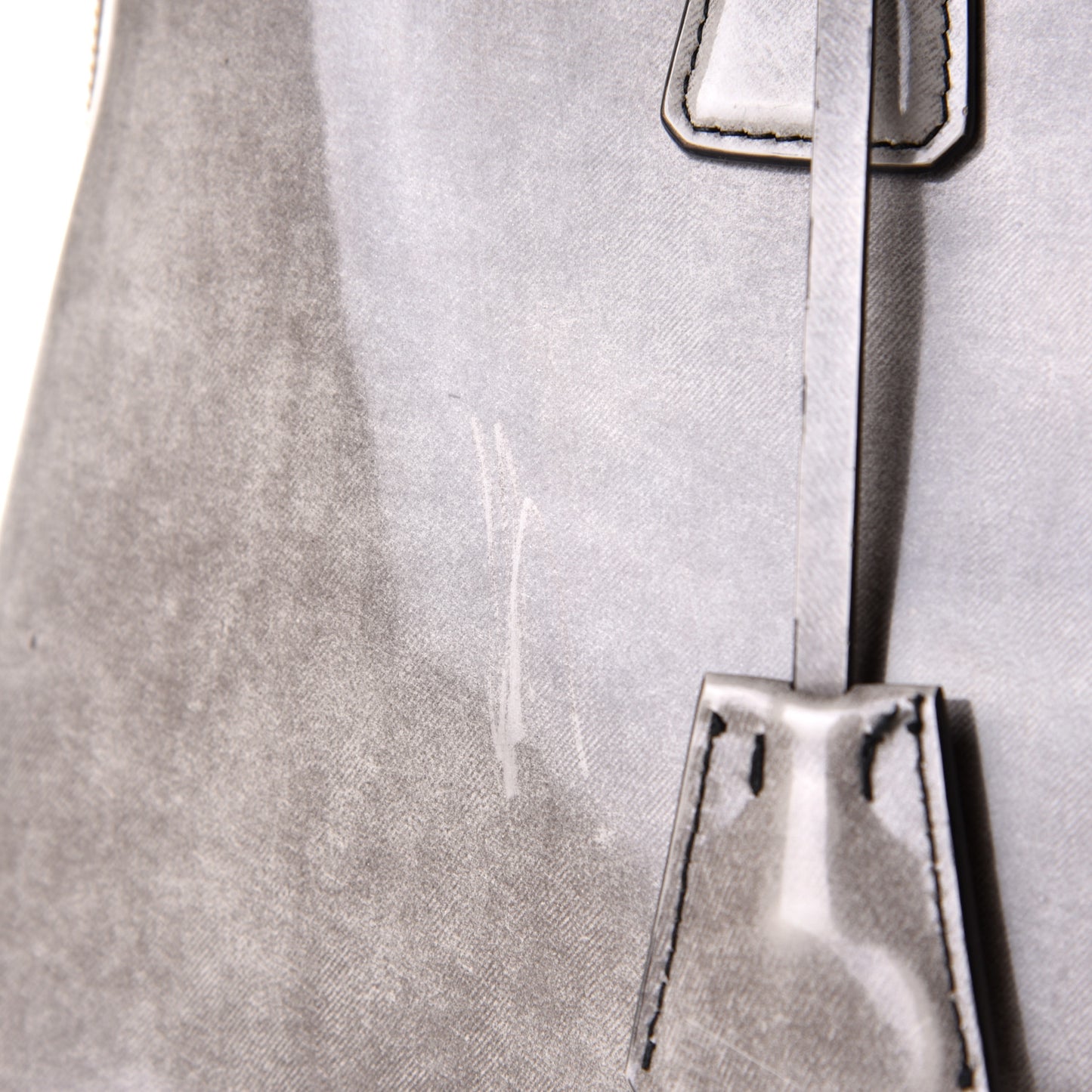 Spazzolato Promenade Tote Quarzo Fume