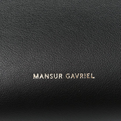Mansur Gavriel Smooth Calfskin Mini M Frame Crossbody Bag Black 8 of 11