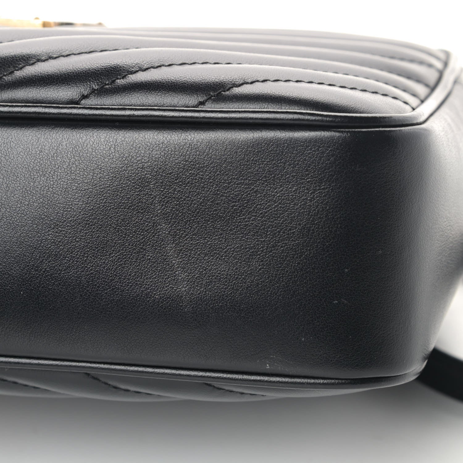 Saint Laurent Calfskin Matelasse Monogram Lou Camera Bag Black 5 of 5