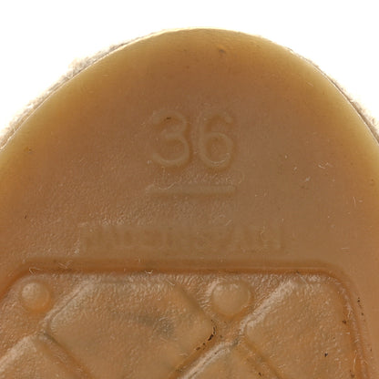 Chanel Lambskin CC Espadrilles 36 Black 7 of 11