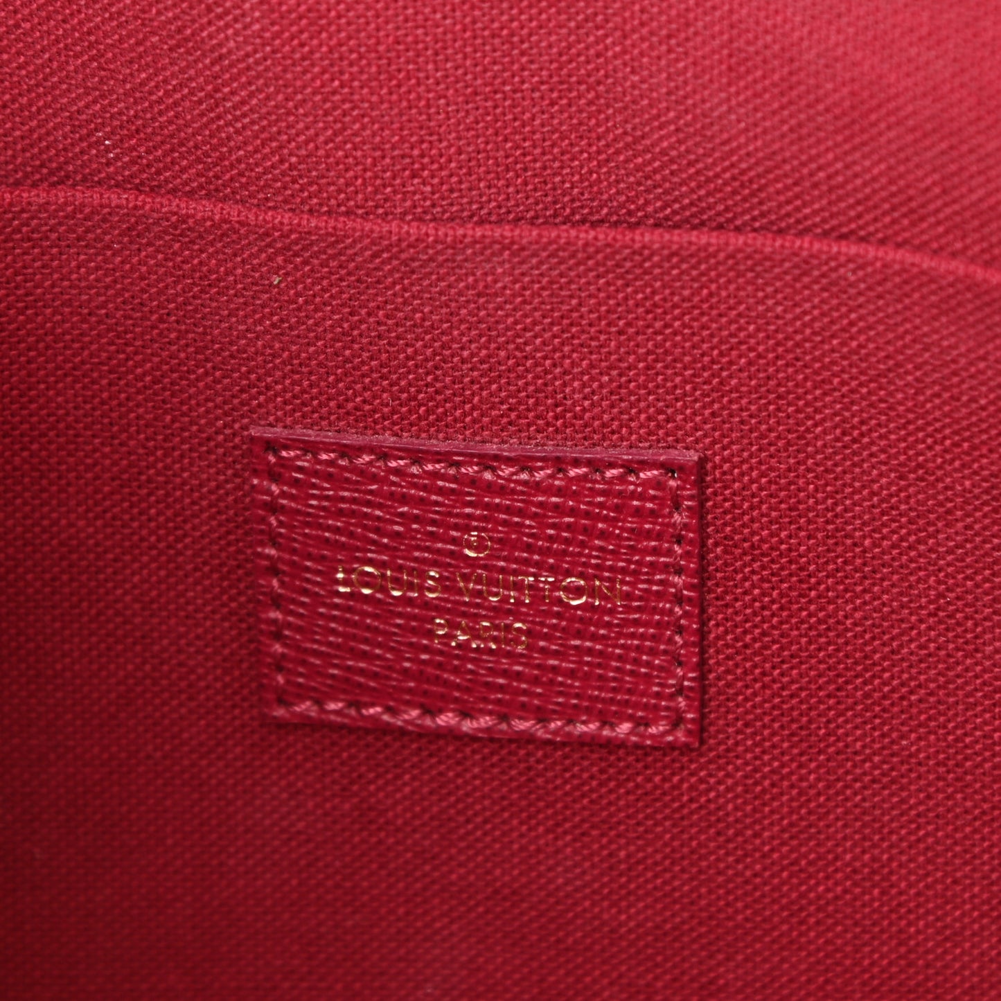 Monogram Pochette Felicie Chain Wallet Fuchsia