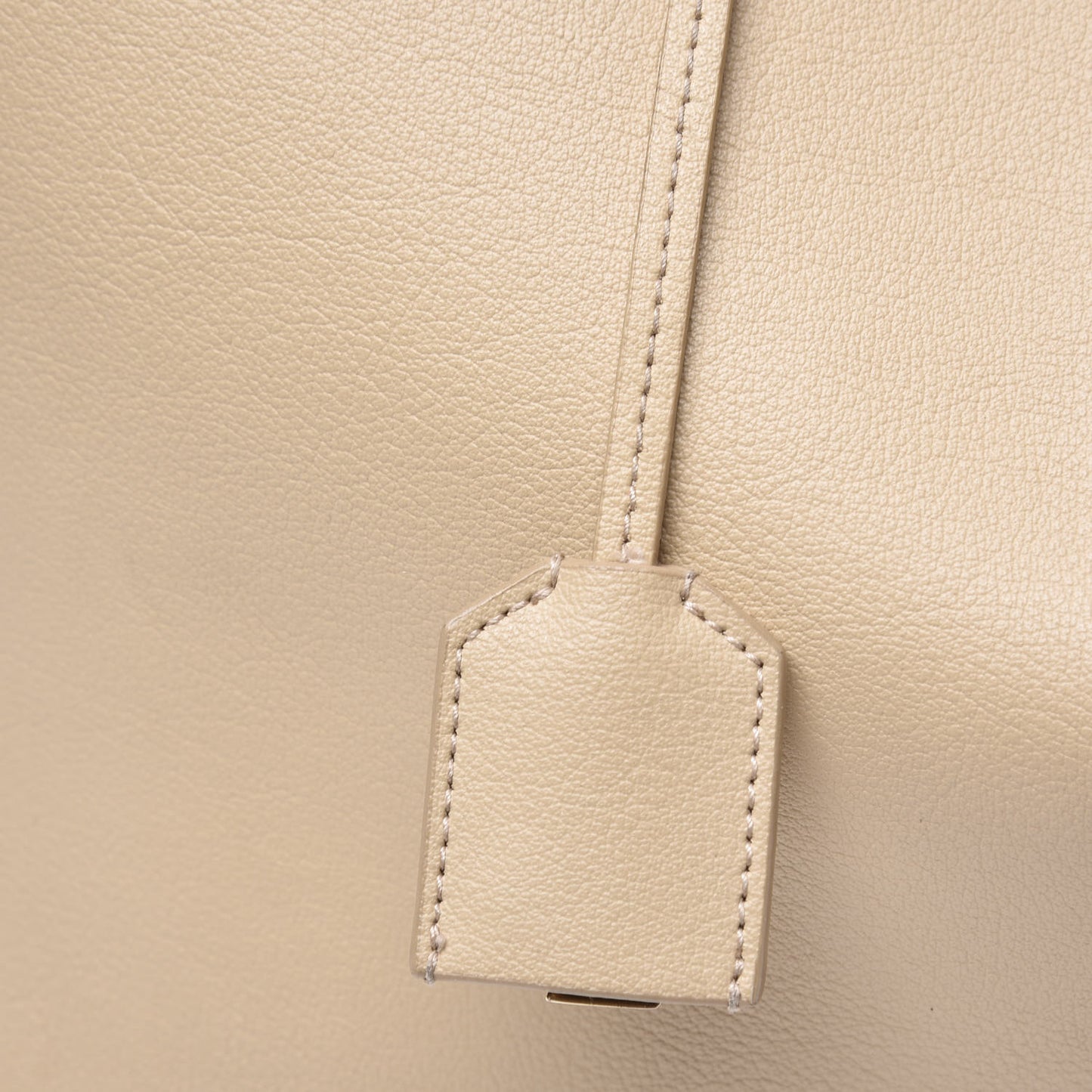 Calfskin Large Shopping Tote Natural