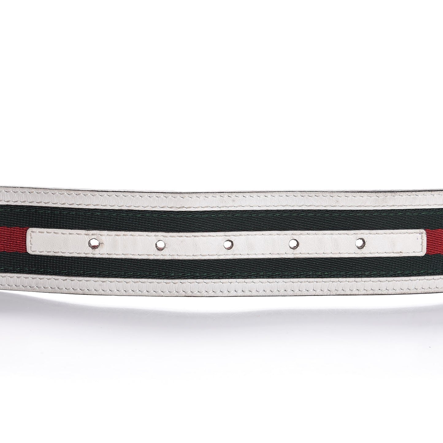 Canvas Web Interlocking G Belt 85 34 White