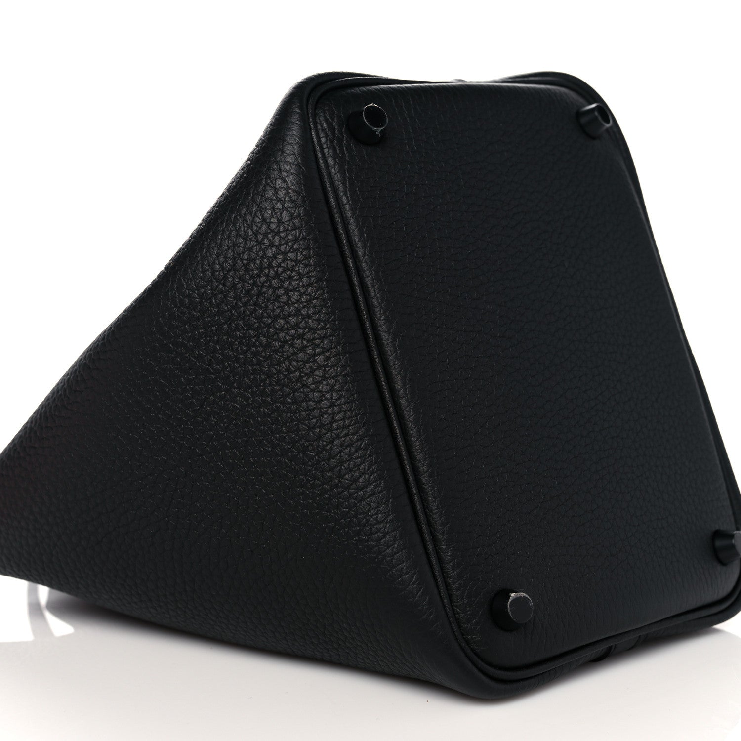 Hermes Taurillon Clemence Monochrome Picotin Lock 18 PM Black 7 of 9