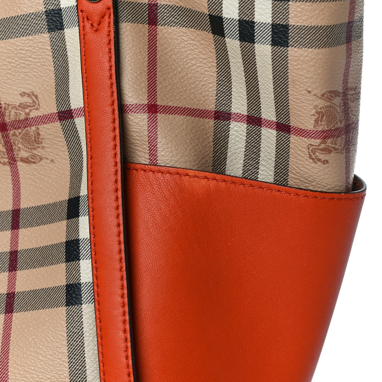 Haymarket Check Small Canterbury Tote Orange