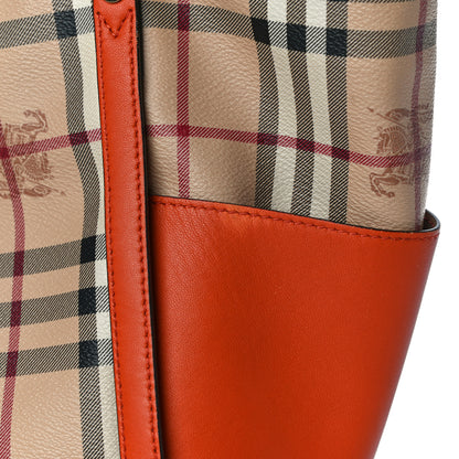 Burberry Haymarket Check Small Canterbury Tote Orange 12 of 20
