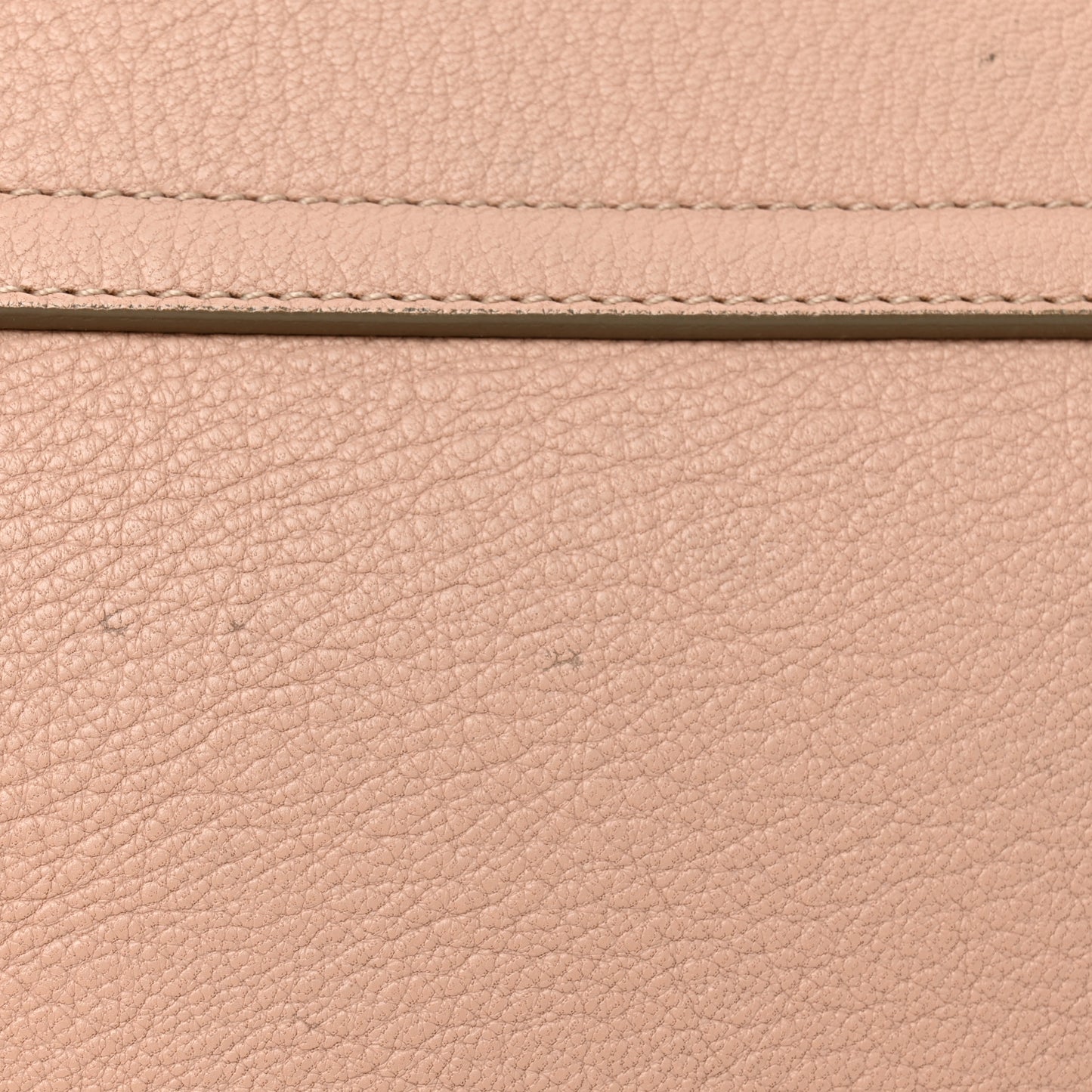 Grained Lambskin Drew Shoulder Bag Cement Pink