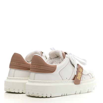 Christian Dior Calfskin Bi-Color Dior-ID Platform Sneakers 39.5 White Nude 4 of 9