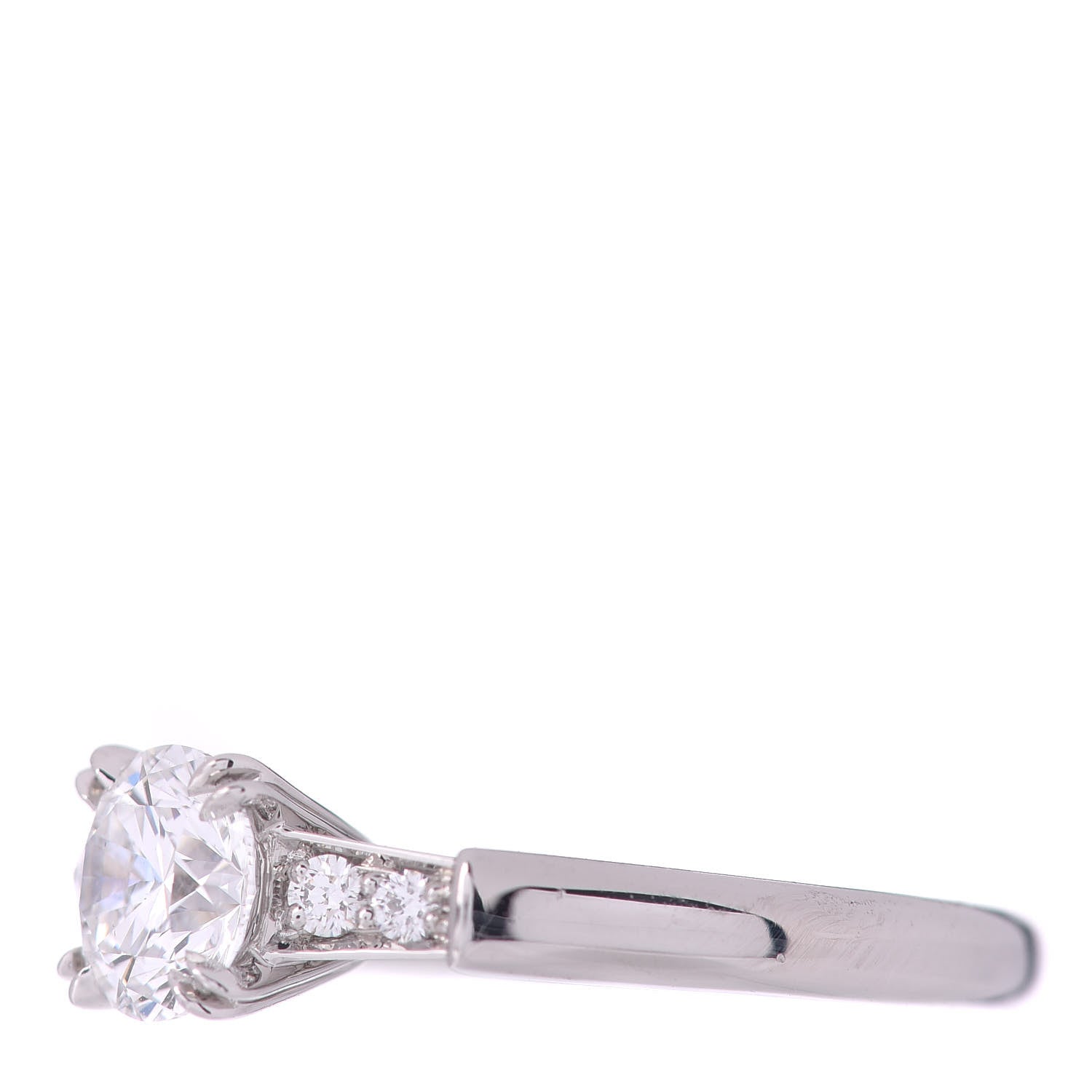 Harry Winston Platinum Diamond .74ct Tryst Engagement Ring 46 3.75 3 of 6