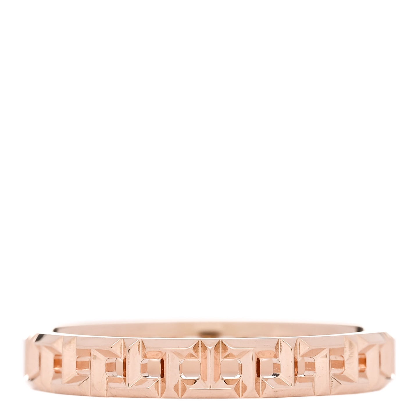18K Rose Gold Narrow T True Ring 60 9