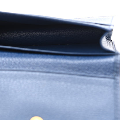 Prada Vitello Grain Move Card Holder Bluette 5 of 8