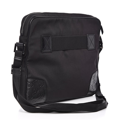 Gucci Guccissima Nylon Shoulder Bag Black 3 of 11