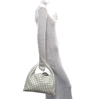 Bottega Veneta Calfskin Intrecciato Small Hop Agate Glacier 2 of 10