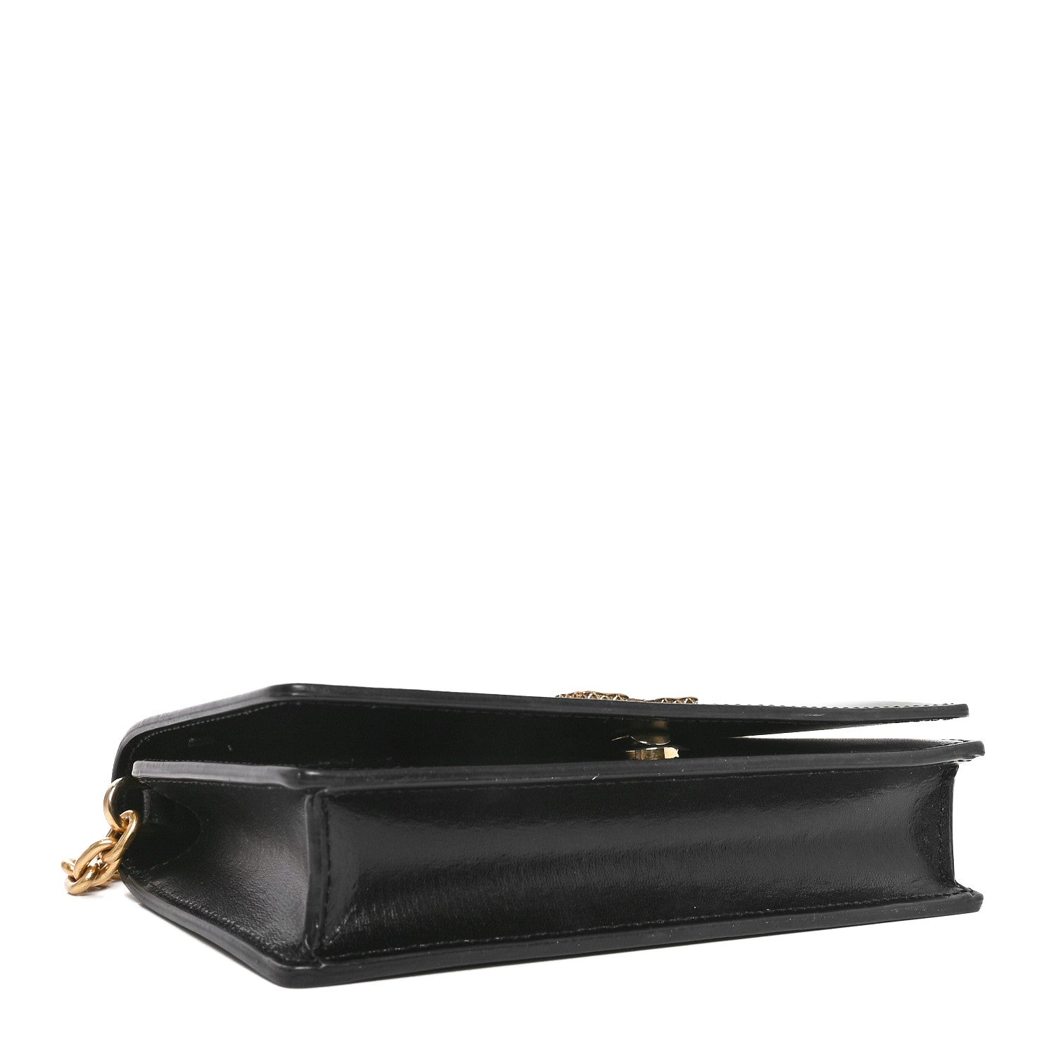 Off-White Calfskin Jitney 0.5 Shoulder Bag Black 4 of 9