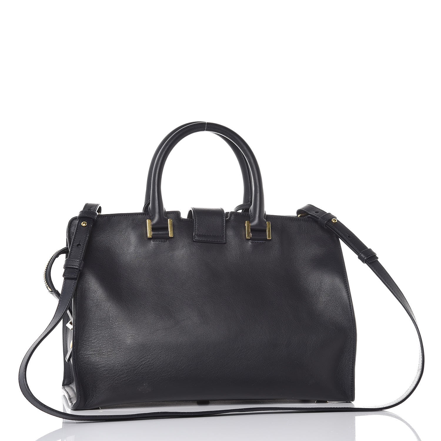 Saint Laurent Calfskin Small Classic Y Cabas Navy Blue 3 of 20