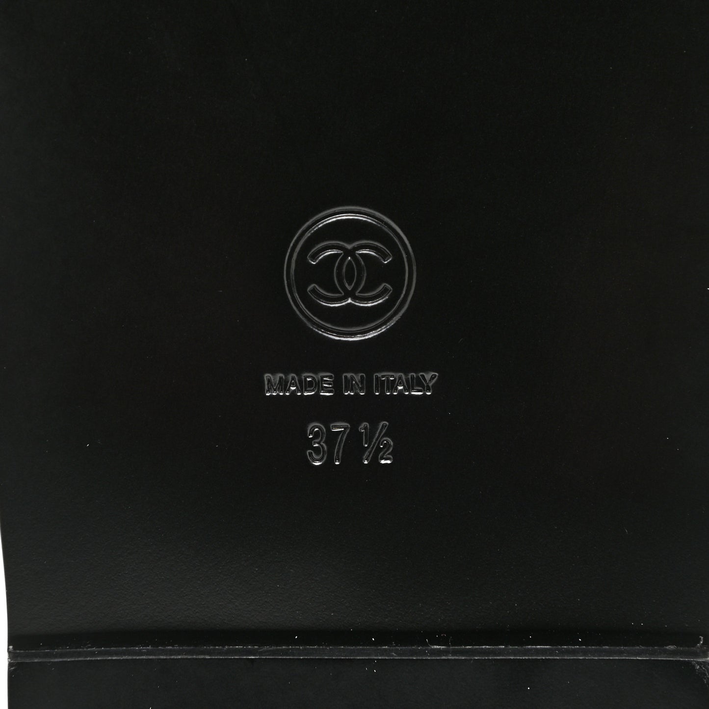 Grained Calfskin Velcro Dad Sandals 37.5 Black