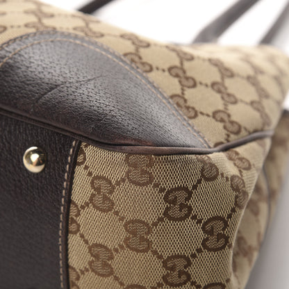 Gucci Monogram Medium Princy Tote Dark Brown 11 of 12