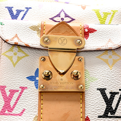 Louis Vuitton Monogram Multicolor Keepall 45 White 15 of 21