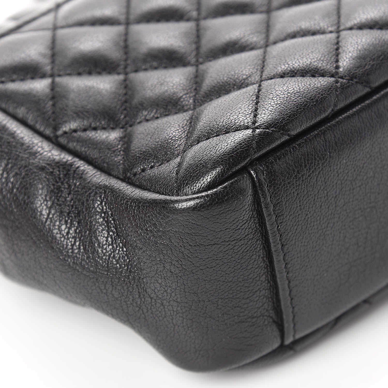 Saint Laurent Sheepskin Tri-Quilt Monogram Medium Soft Envelope Bag Black 12 of 13