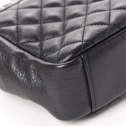 Saint Laurent Sheepskin Tri-Quilt Monogram Medium Soft Envelope Bag Black 12 of 13