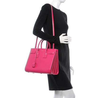 Saint Laurent Calfskin Small Sac De Jour Bubblegum 3 of 10