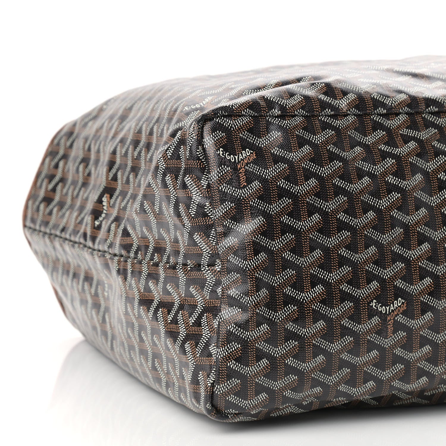 Goyard Goyardine Saint Louis GM Black Gold 7 of 9