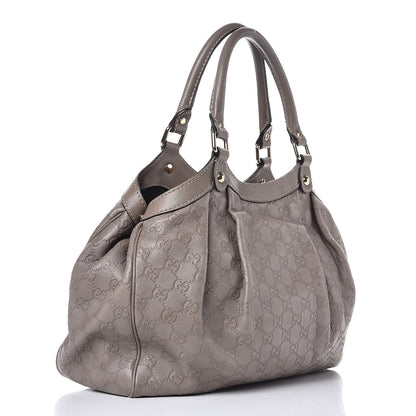 Gucci Guccissima Medium Sukey Tote Taupe 3 of 12