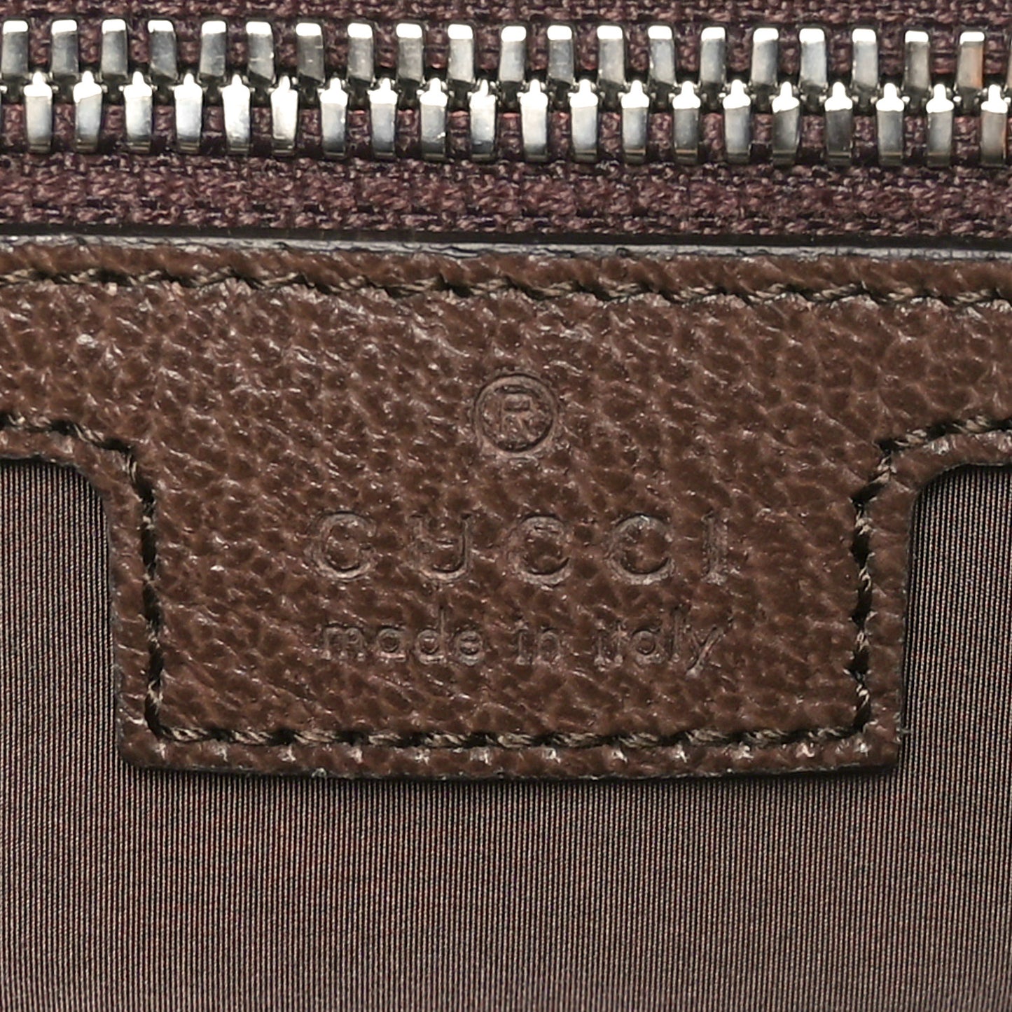 Tender GG Supreme Monogram Textured Dollar Calfskin Web Tote Beige Ebony New Acero