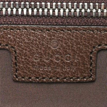 Gucci Tender GG Supreme Monogram Textured Dollar Calfskin Web Tote Beige Ebony New Acero 6 of 9