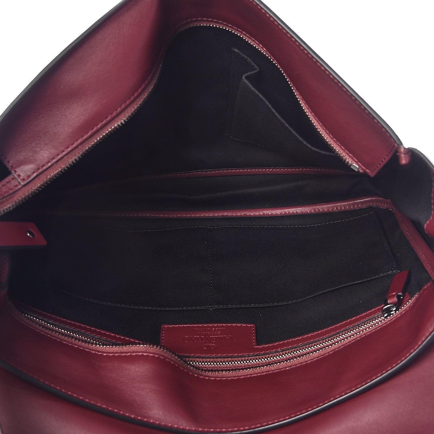 Valentino Garavani Vitello Rockstud Messenger Bag Rubin 5 of 12