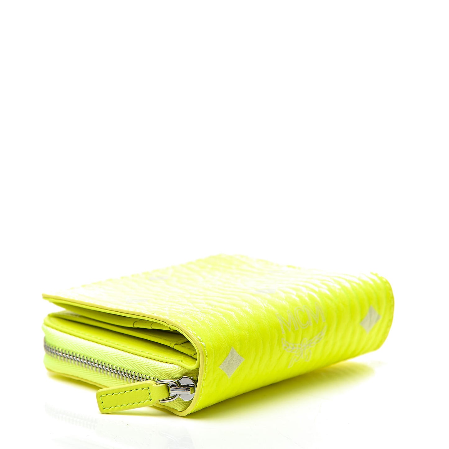 Visetos Mini Zip Around Wallet Neon Yellow