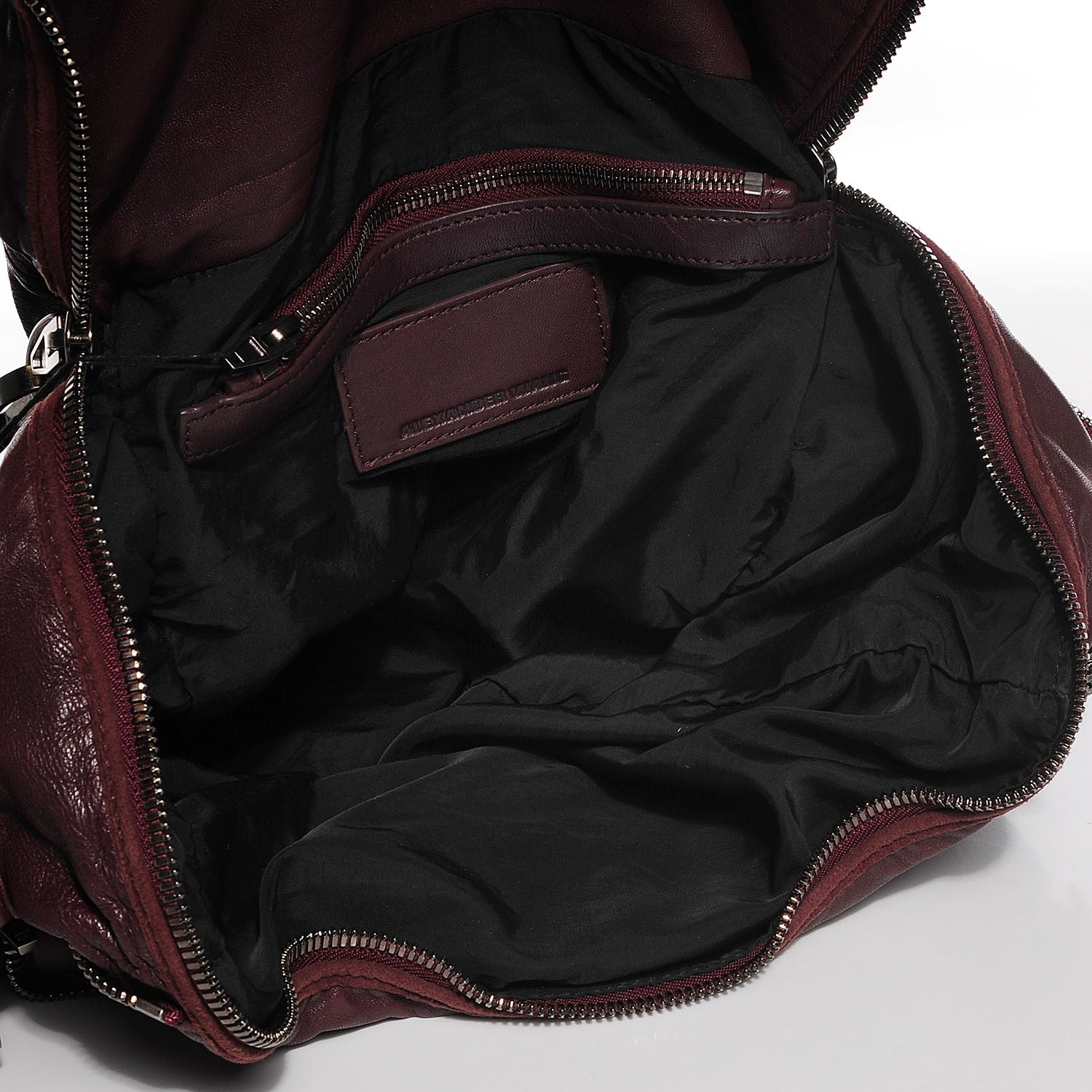 Alexander Wang Washed Lambskin Jane Shoulder Bag Burgundy 6 of 9