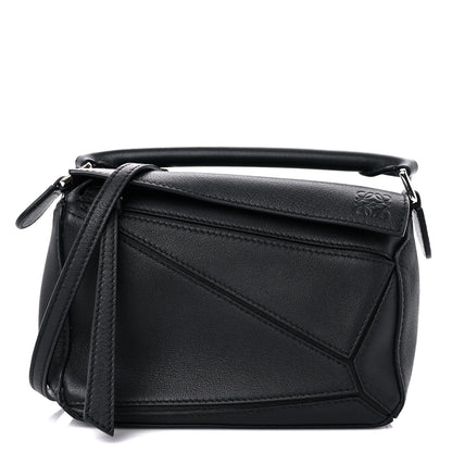 Loewe Calfskin Mini Puzzle Bag Black 1 of 11