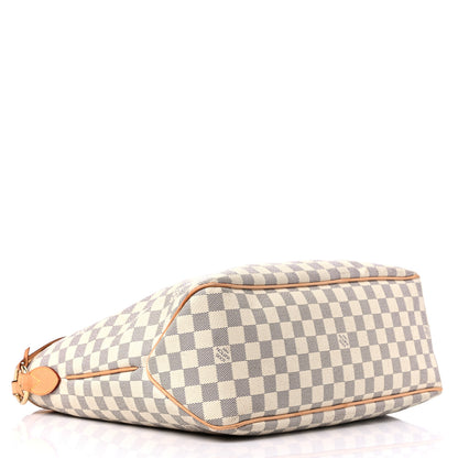 Louis Vuitton Damier Azur Delightful MM Rose Ballerine 4 of 20